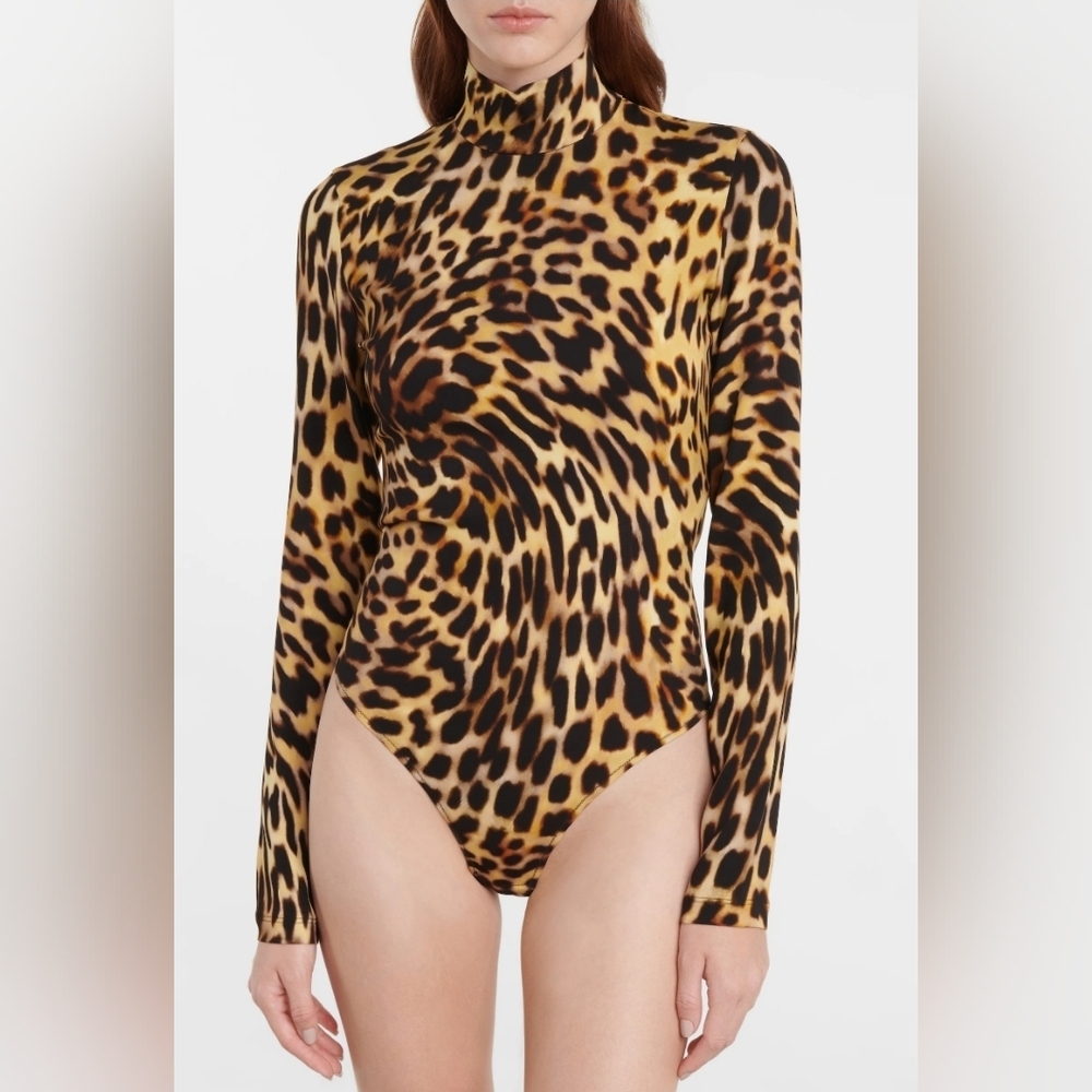 Stella McCartney Animal Print Bodysuit